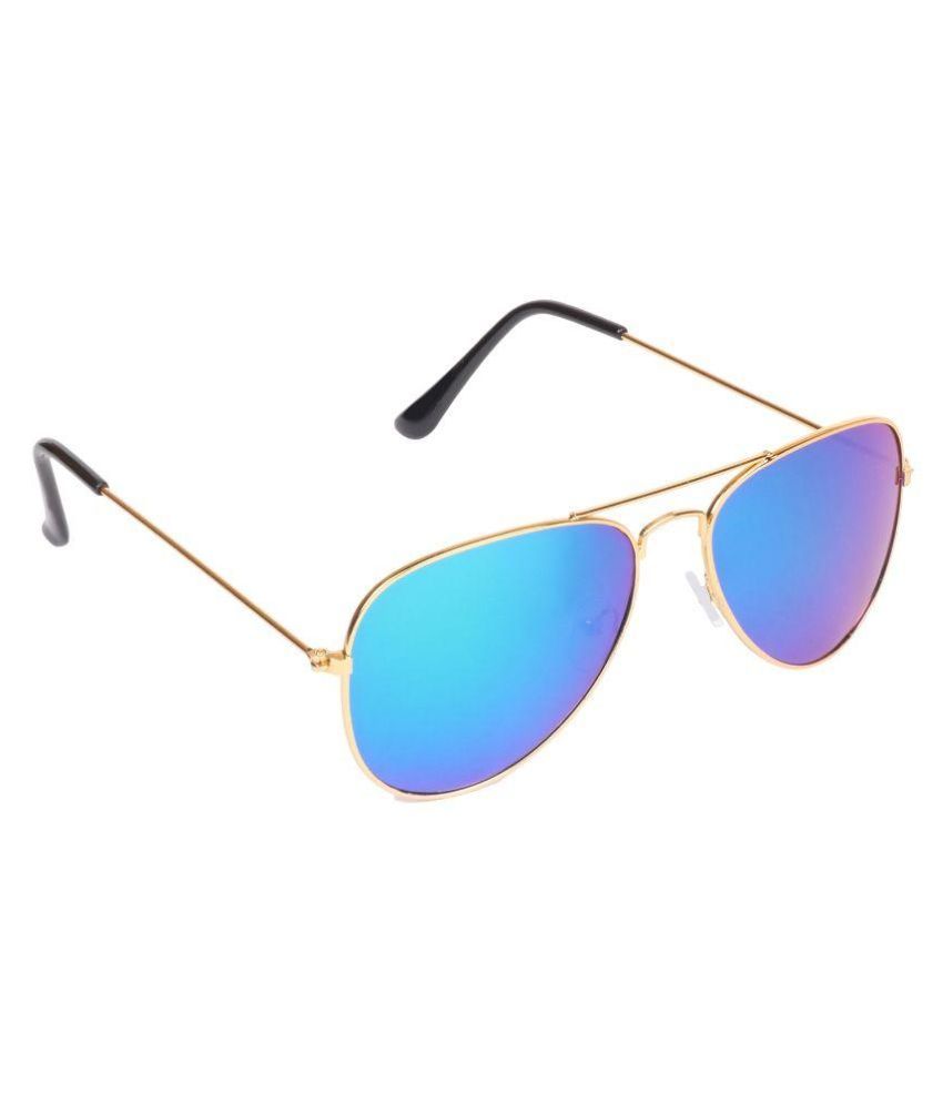 Aligatorr Blue Aviator Sunglasses 8596 Buy Aligatorr Blue Aviator 