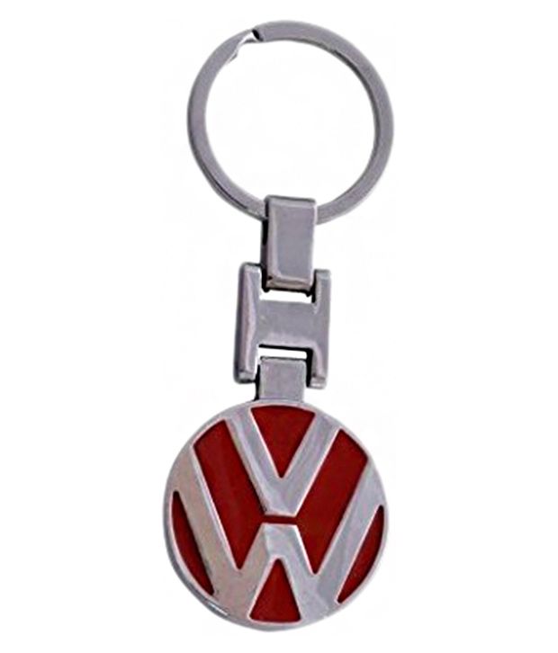 GCT Volkswagen Logo Metal Keychain Red & Silver Buy GCT Volkswagen