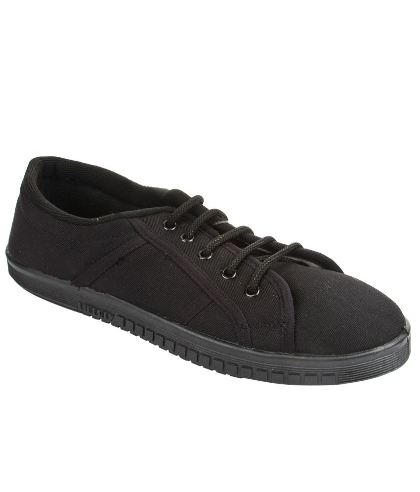     			Gliders By Liberty Black Lifestyle Casual Shoes