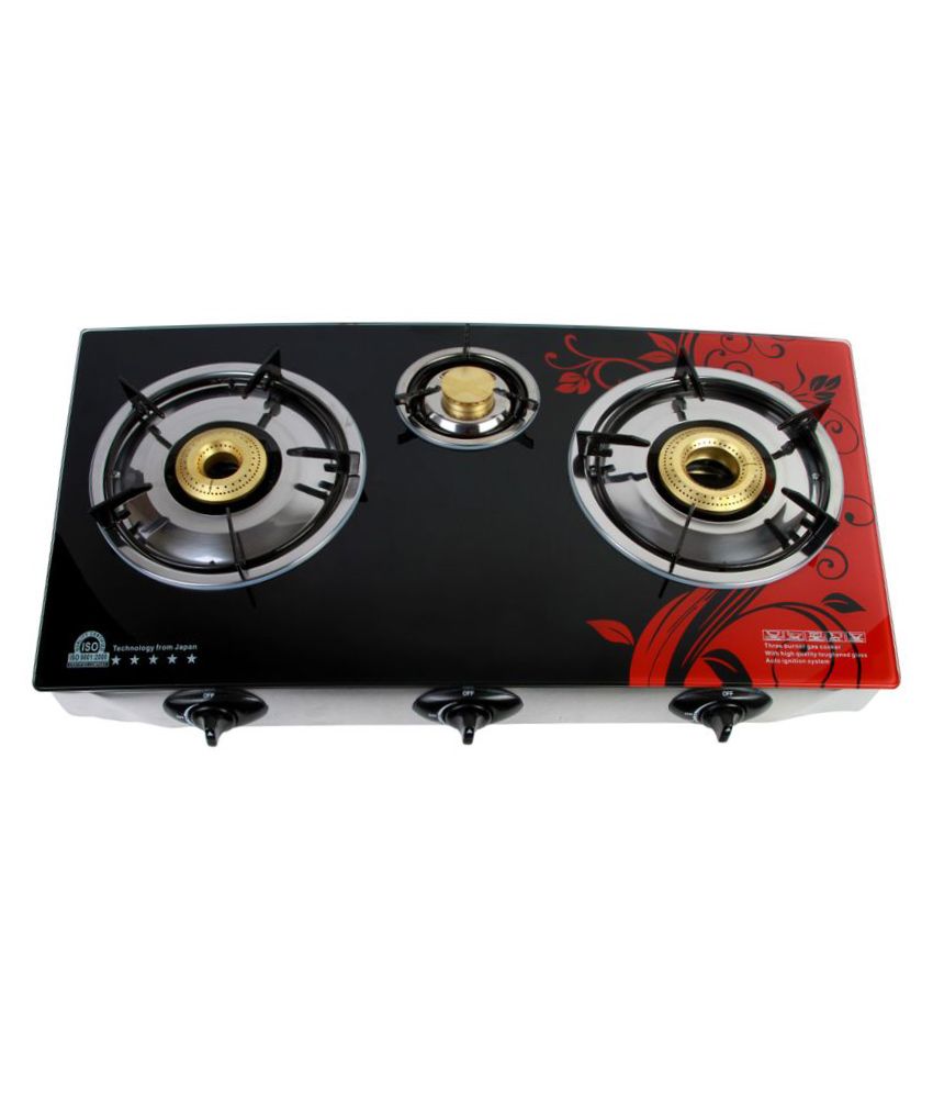 surya benz 3 burner cooktop