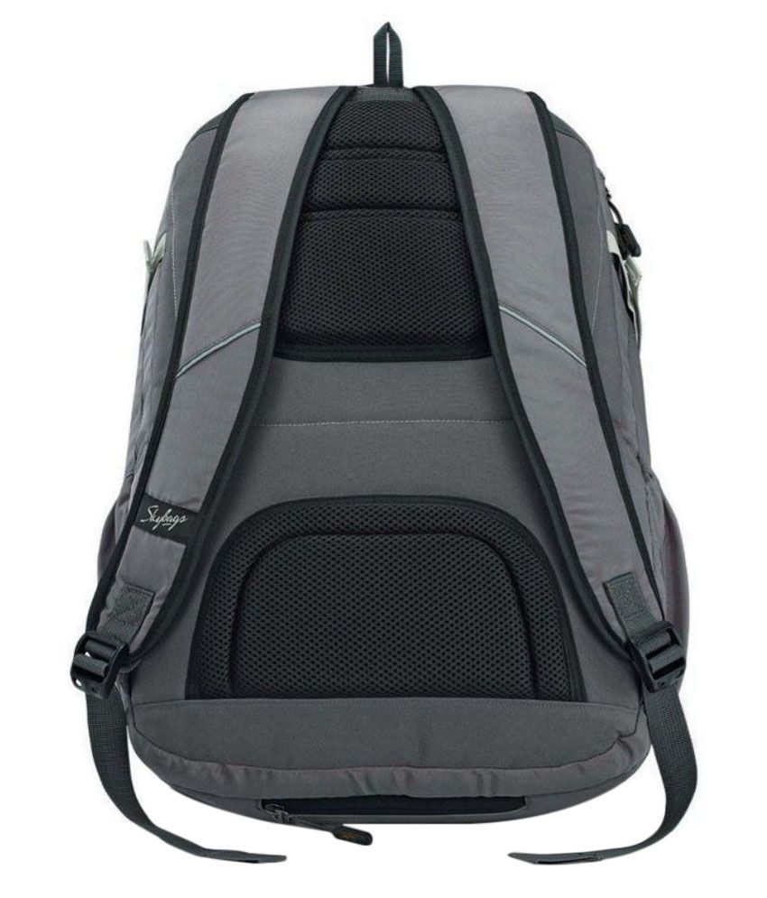 skybags teckie 01 grey laptop backpack