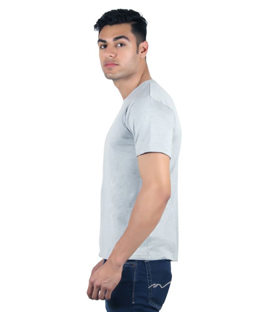 mens grey v neck t shirts