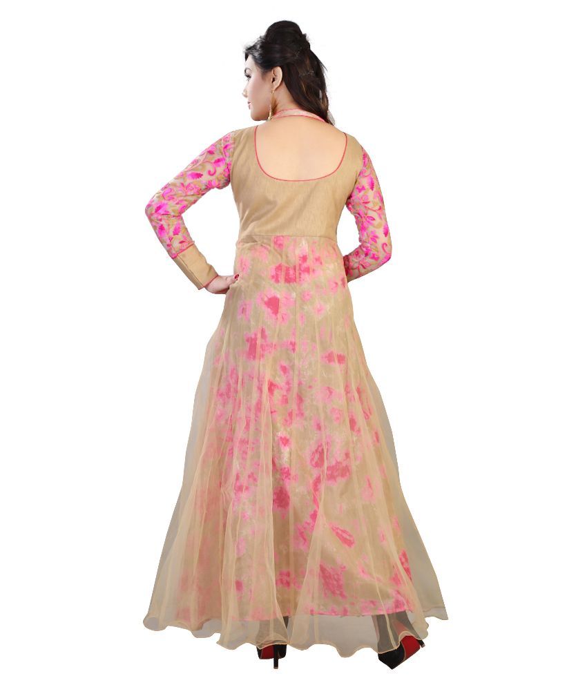 stylish net gown