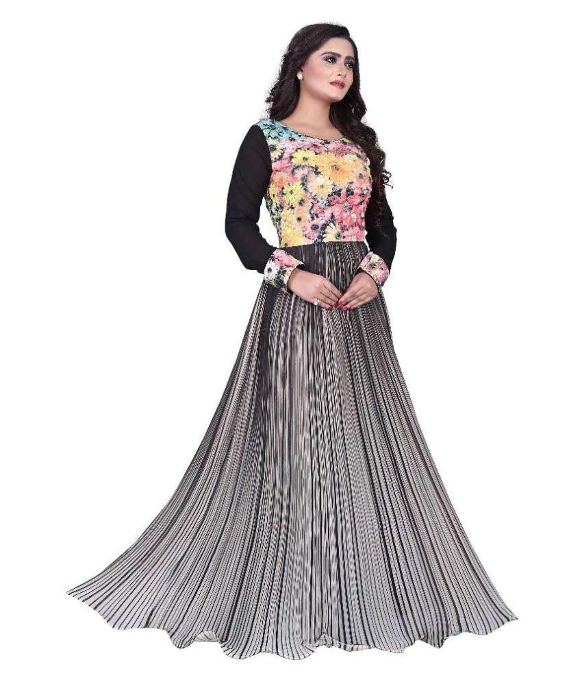 Laxmi Fashion Multicolor Cotton Gowns Buy Laxmi Fashion Multicolor