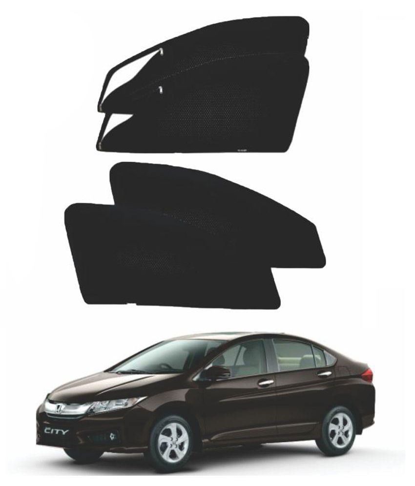 black car sunshade