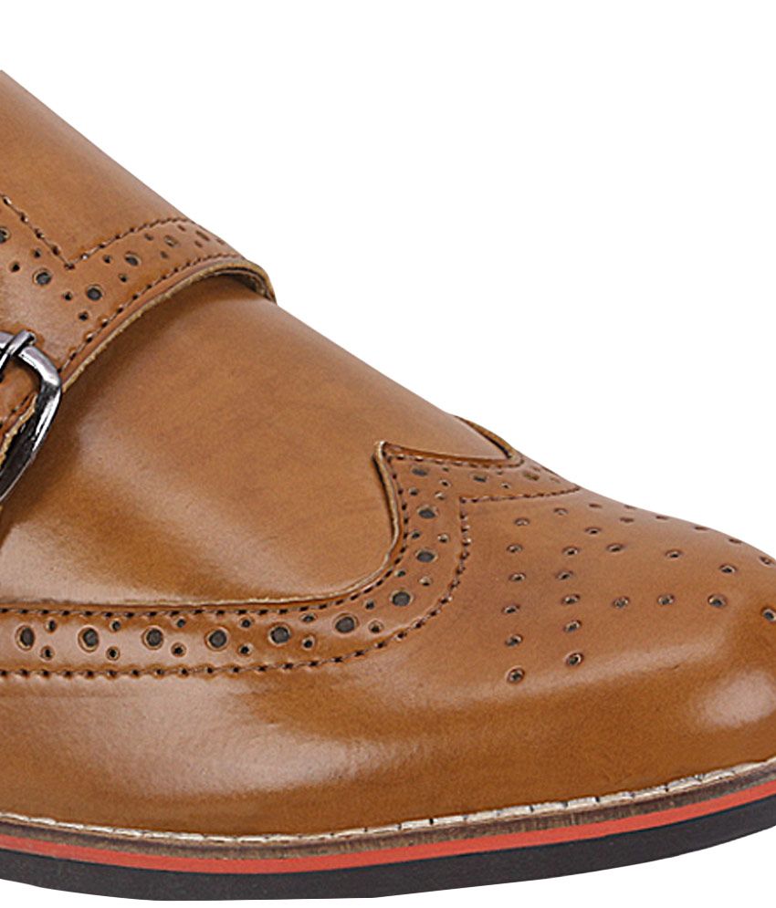 infant brogues tan