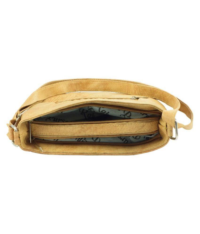fabric sling purse
