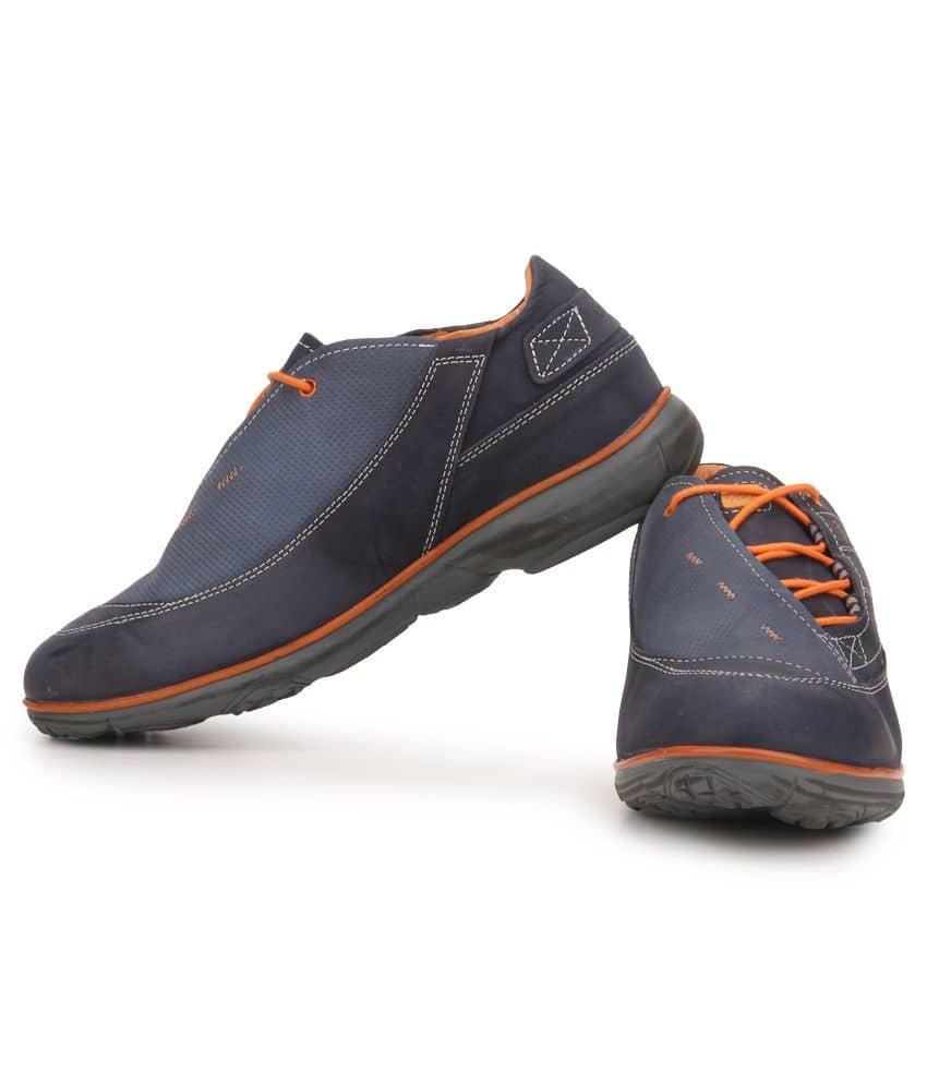 red chief navy blue shoes