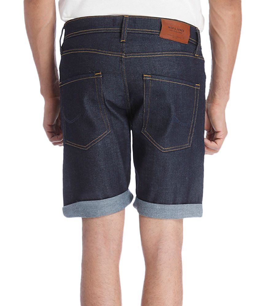 Jack & Jones Blue Denim Shorts - Buy Jack & Jones Blue Denim Shorts ...