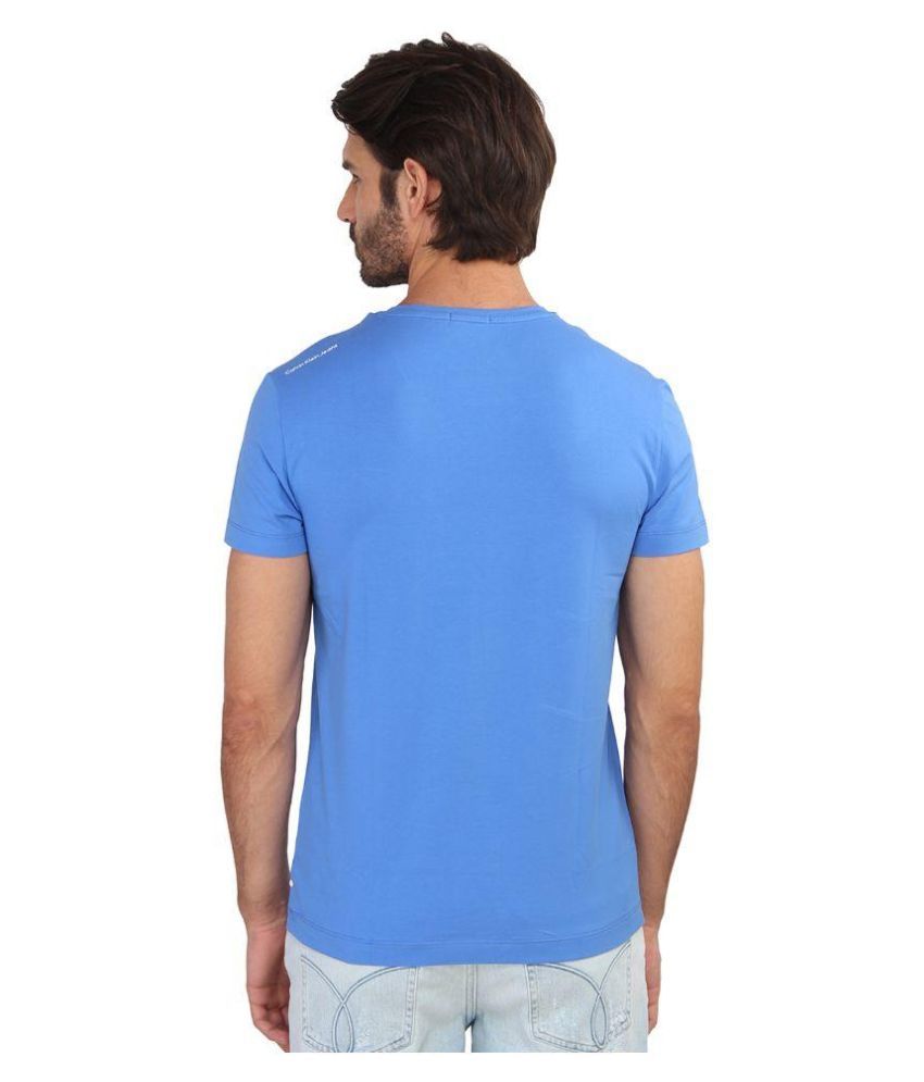 Calvin Klein Blue VNeck T Shirt Buy Calvin Klein Blue VNeck T Shirt