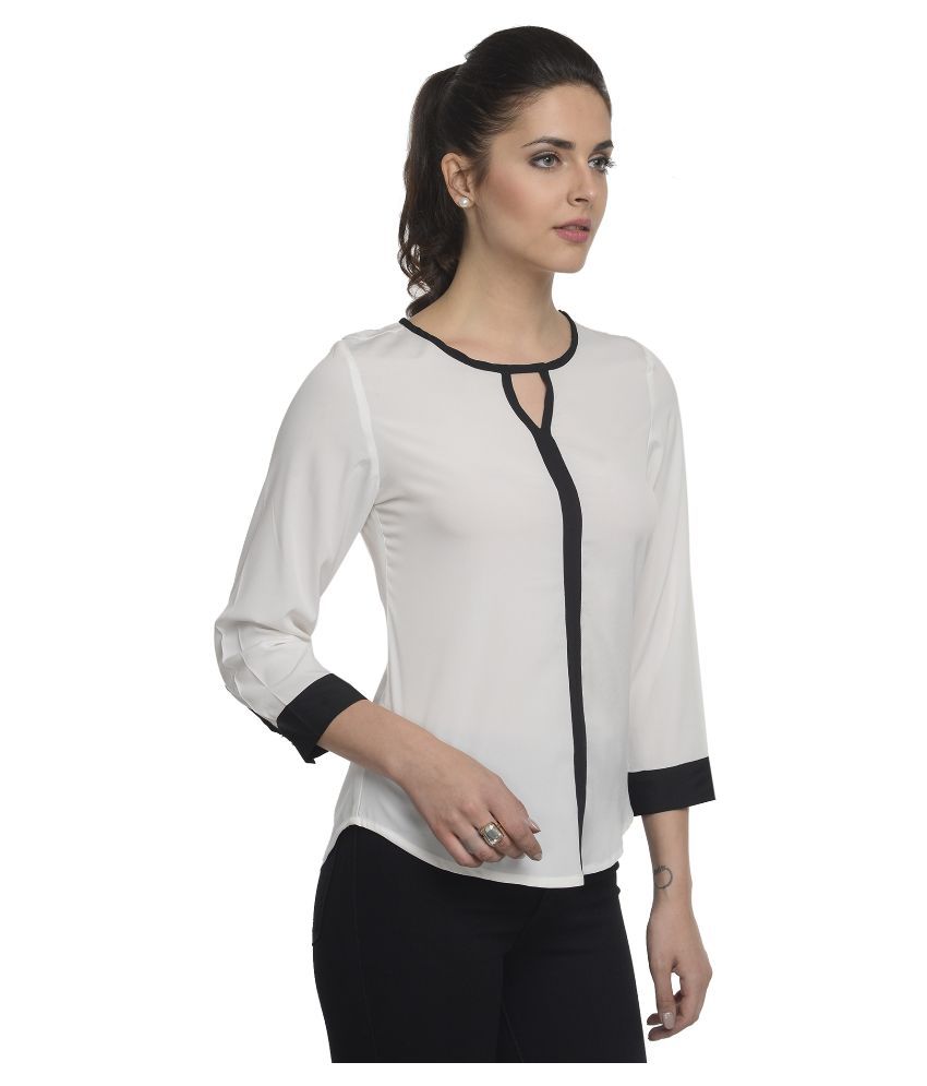 At499 White Polyester Tops Buy At499 White Polyester Tops Online At Best Prices In India On