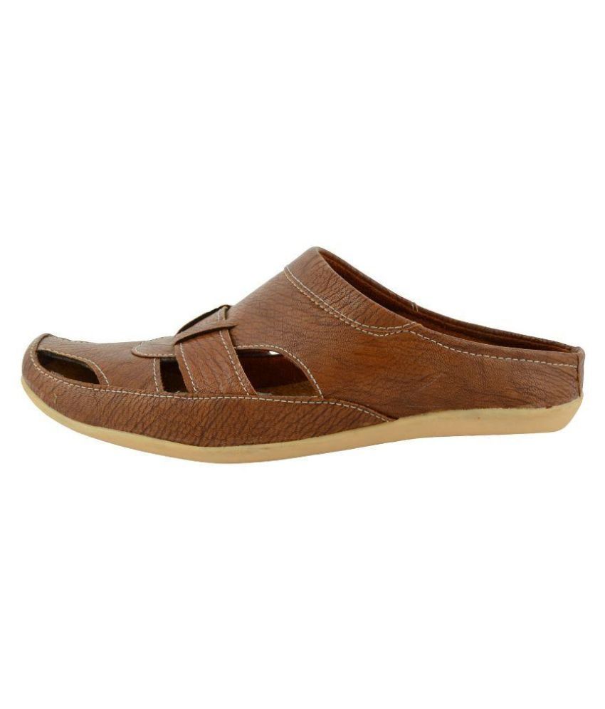 Da-Dhichi Brown Mules Shoes - Buy Da-Dhichi Brown Mules Shoes Online at Best Prices in India on 