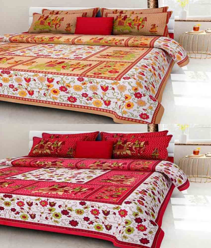 bed sheets double cotton