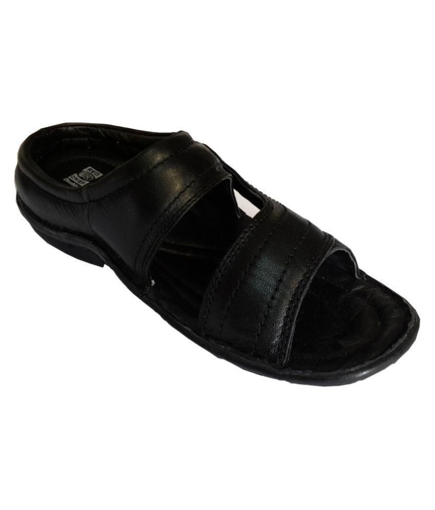 Red Chief Black Slippers Price in India- Buy Red Chief Black Slippers Online at Snapdeal
