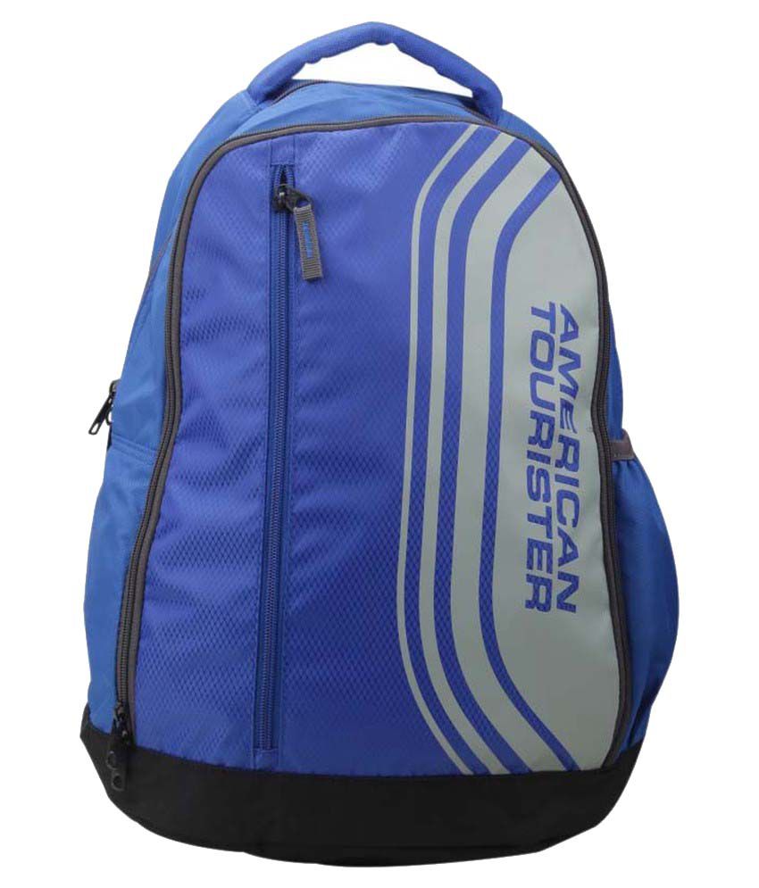 American Tourister blue Backpack - Buy American Tourister blue Backpack ...