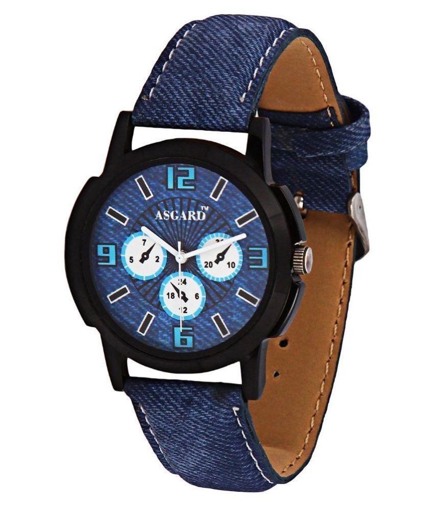 Asgard Blue Analog Watch - Buy Asgard Blue Analog Watch Online at Best