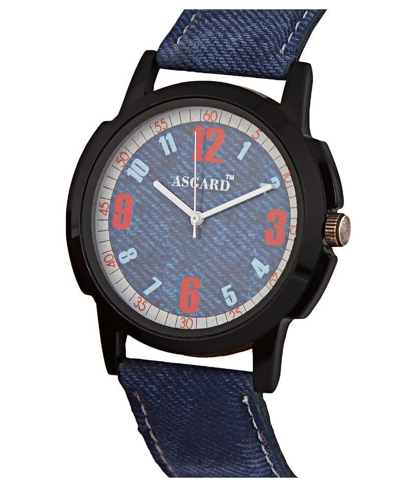 Asgard Blue Analog Watch - Buy Asgard Blue Analog Watch Online at Best