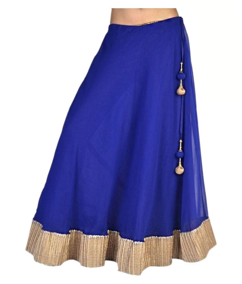 georgette maxi skirt