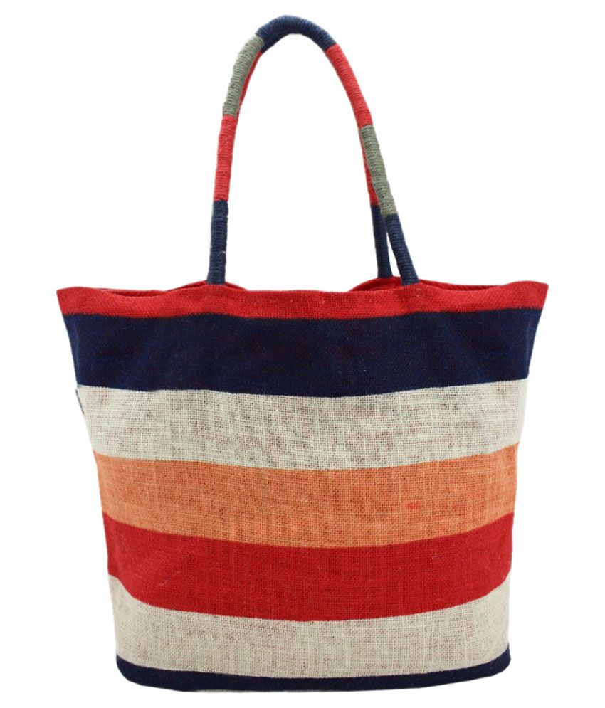 YOLO Multi Color Jute Tote Bag - Buy YOLO Multi Color Jute Tote Bag ...