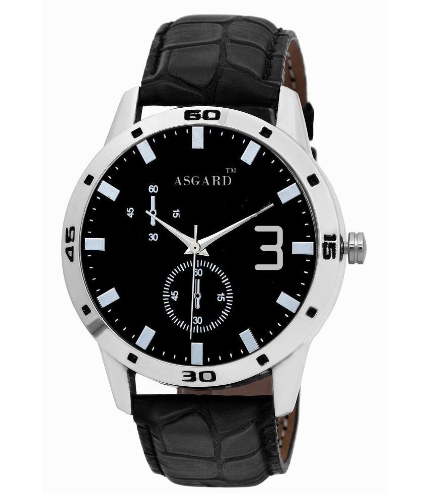 Asgard Black Analog Watch - Buy Asgard Black Analog Watch Online at