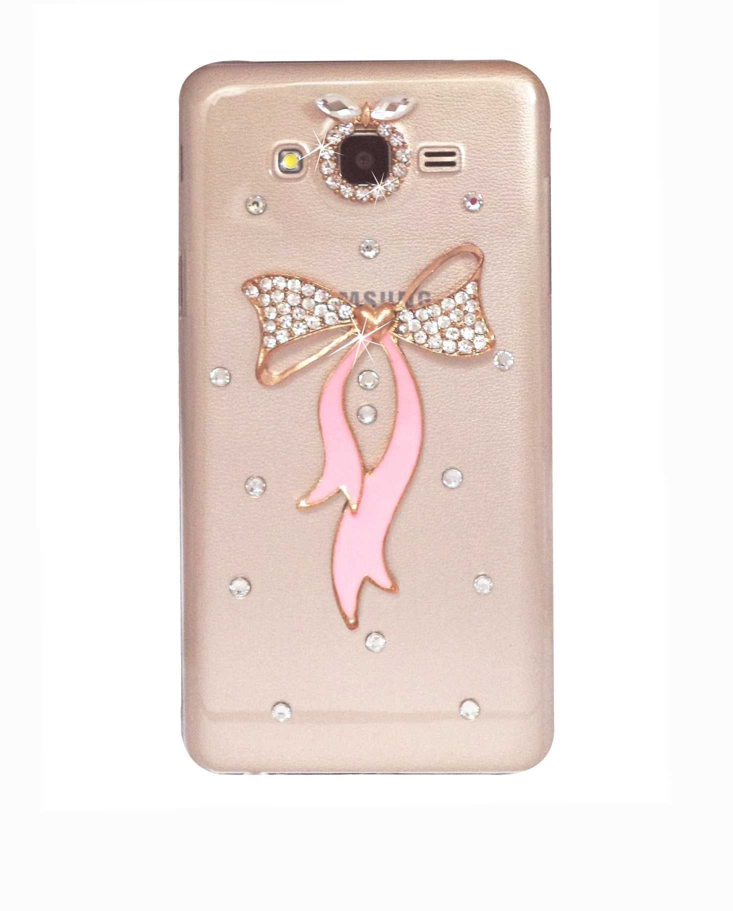 Samsung E7 Pink Bow Girls Fancy Designer Back Case Printed Back Samsung E7 Pink Bow Girls Fancy Designer Back Case