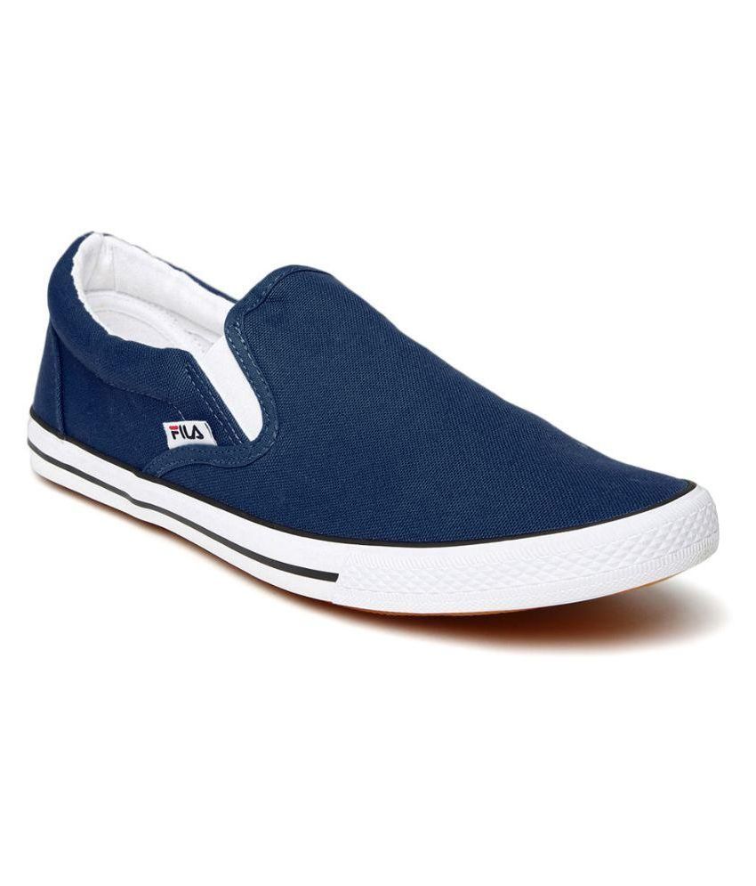 fila navy trainers