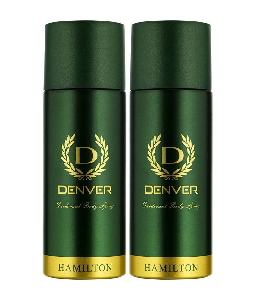     			Denver Hamilton Deodorant Spray 165Ml Each (Pack Of 2)