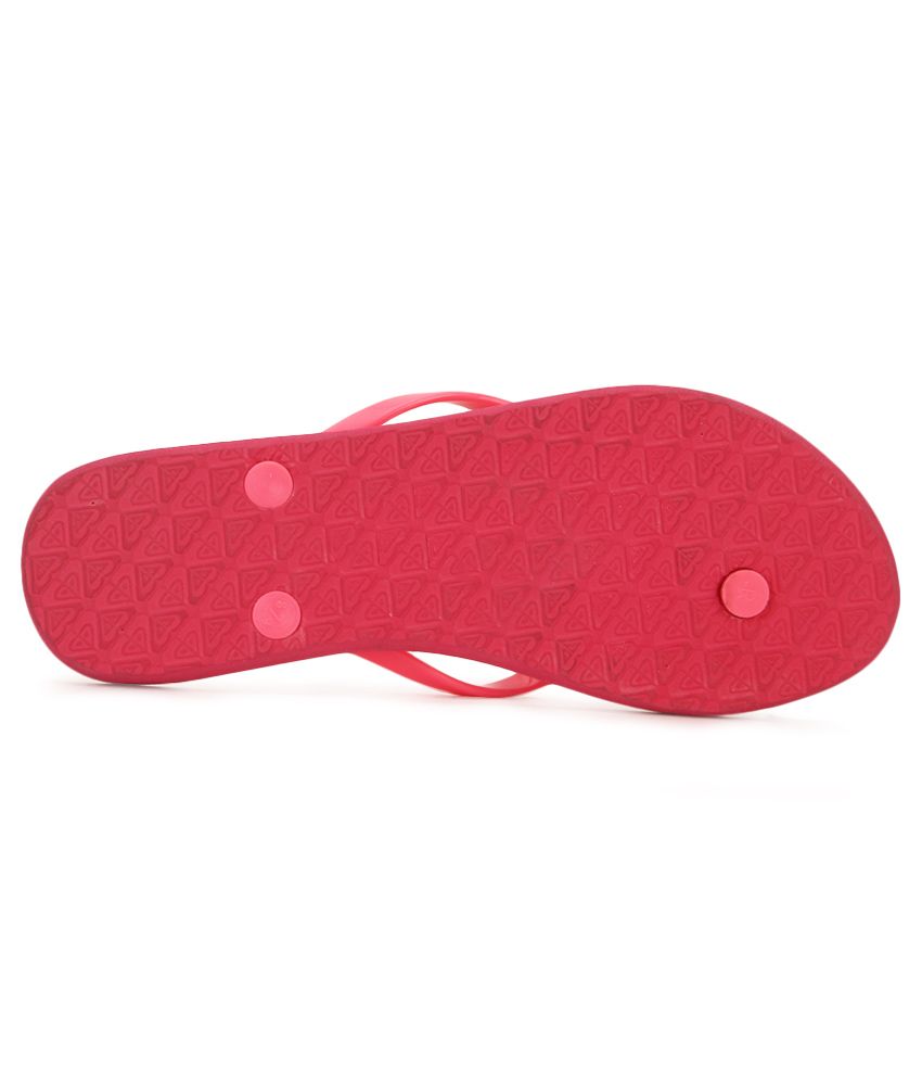 Roxy Pink Flip Flops Price in India- Buy Roxy Pink Flip Flops Online at Snapdeal