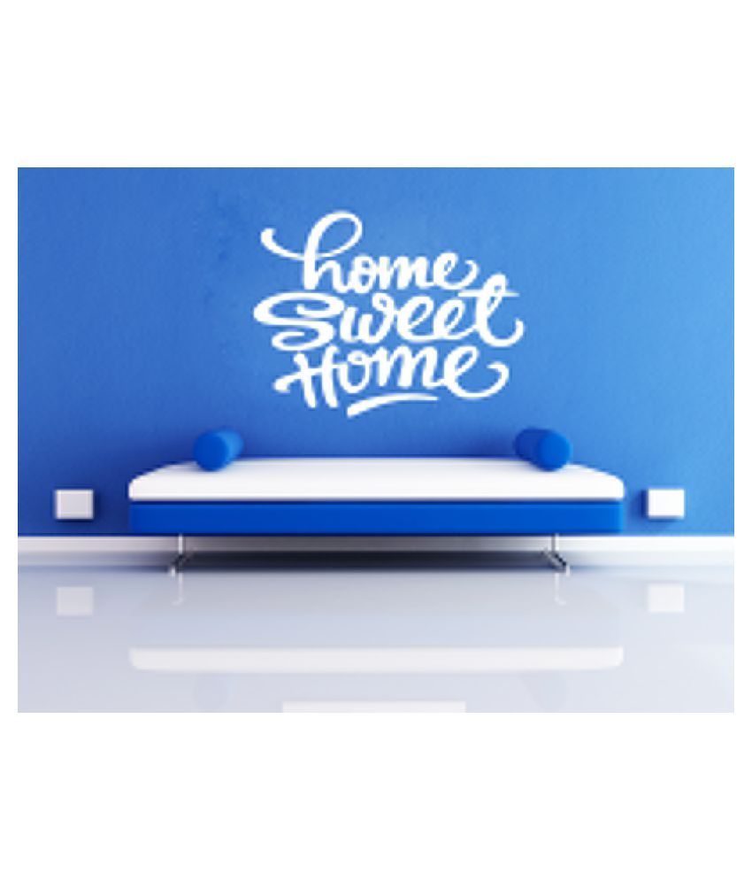 Creatick Studio Sweet Home Quote Vinyl Wall Stickers Buy Creatick