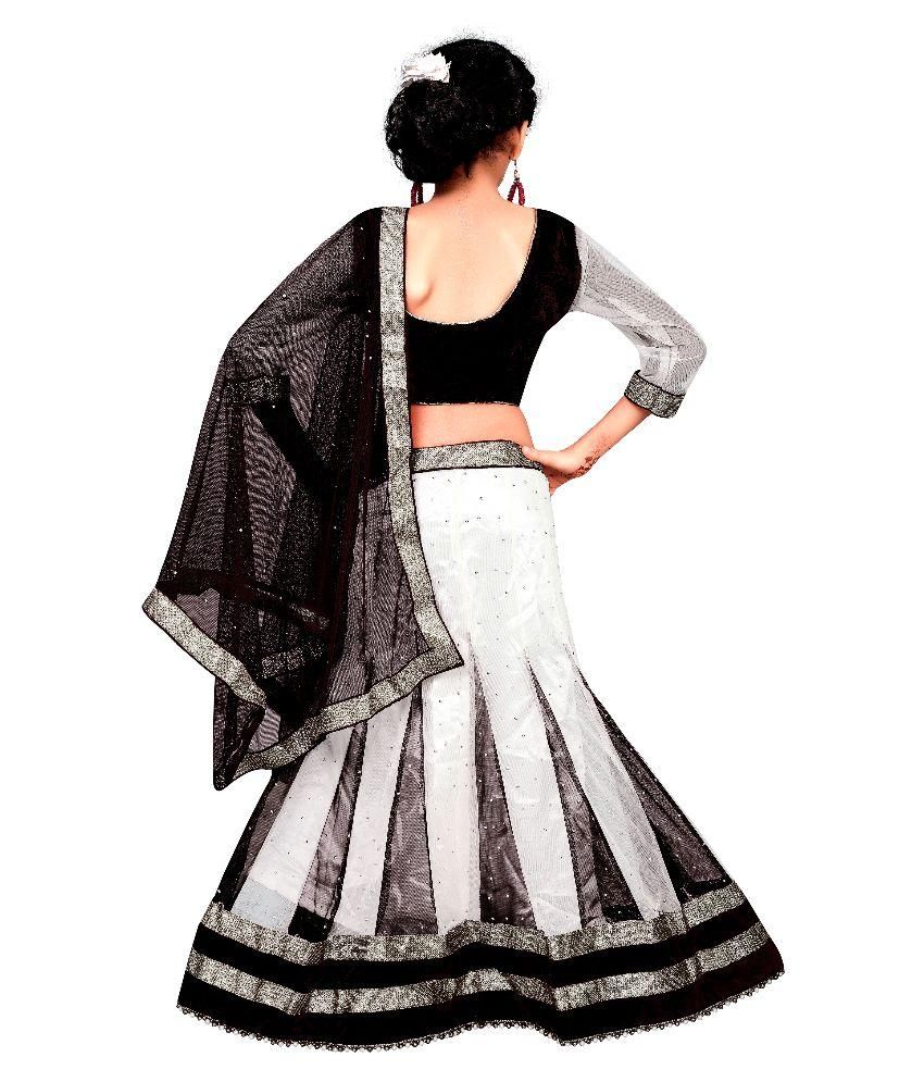 black colour net sarees