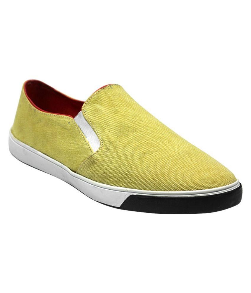 Etromilano Yellow Slip-on Shoes - Buy Etromilano Yellow Slip-on Shoes ...