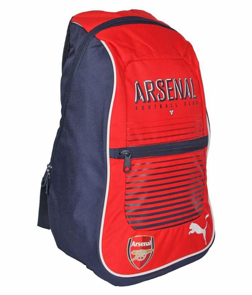 puma red casual backpack