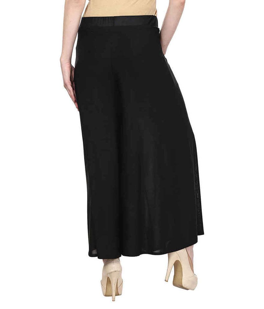 Buy Esszee Black Palazzos Flaired Online at Best Prices in India - Snapdeal