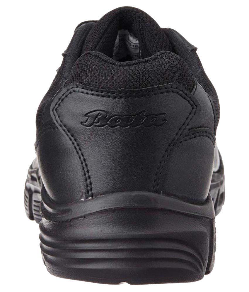 Bata Black Sports Shoes Price in India 