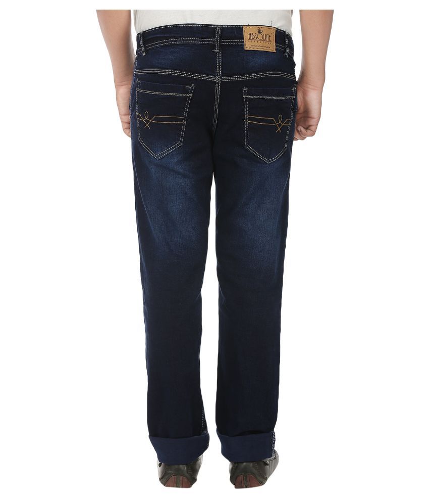 mens navy jeans slim