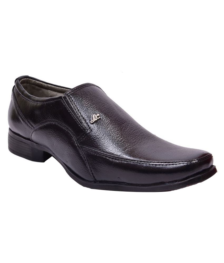 flipkart black formal shoes