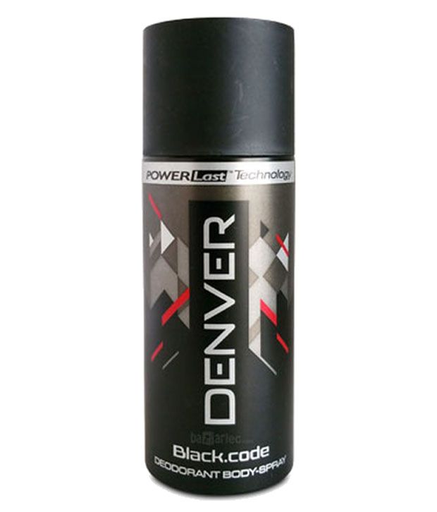 Denver Black Code Deodorant Body Spray 100 gm Pack of 3 Buy Online at