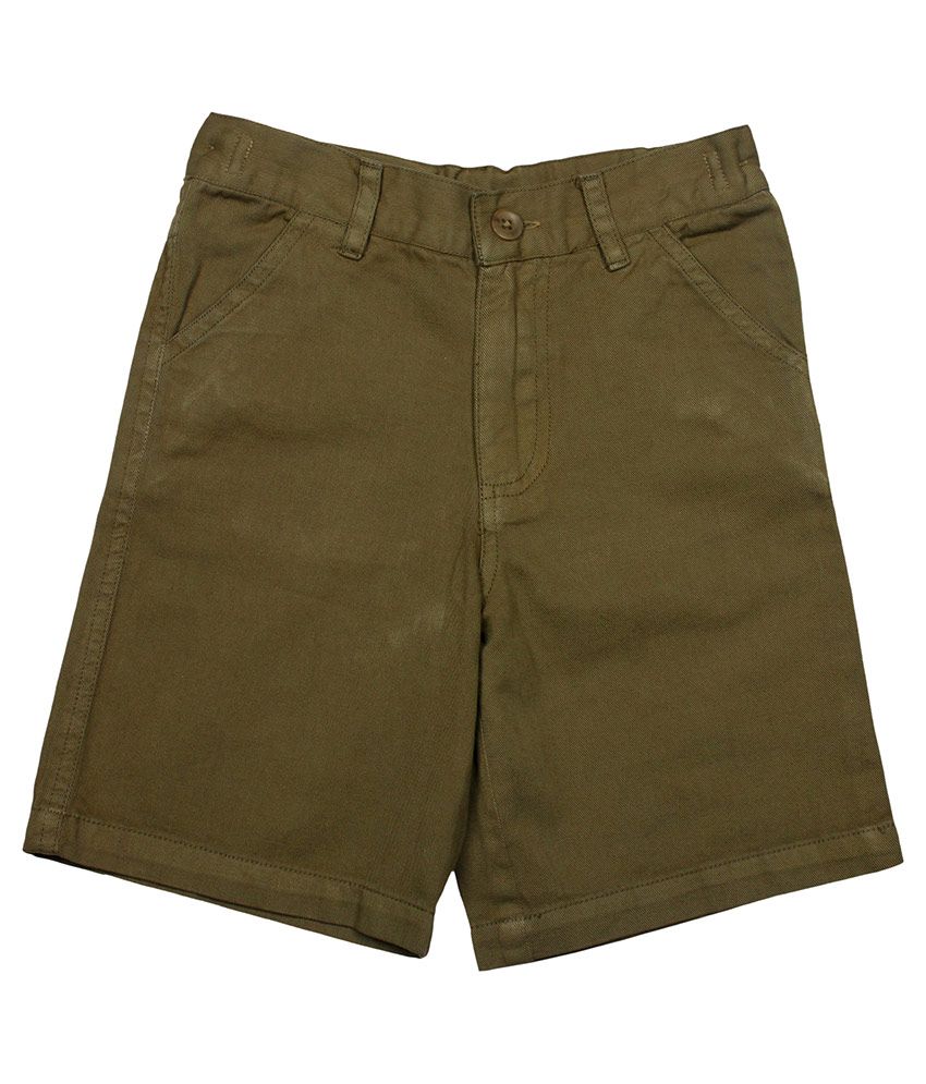 Apricot Kids Khaki Cotton Shorts - Buy Apricot Kids Khaki Cotton Shorts ...