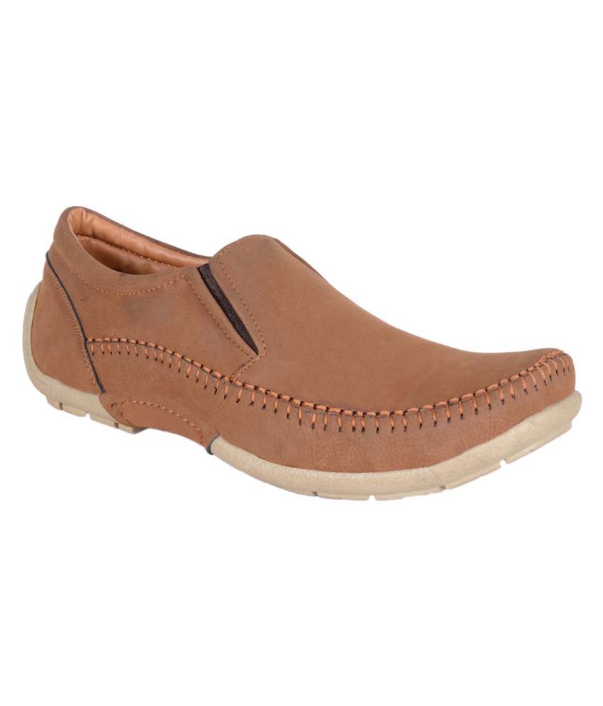 Kingson Brown Slip-on Shoes - Buy Kingson Brown Slip-on Shoes Online at ...