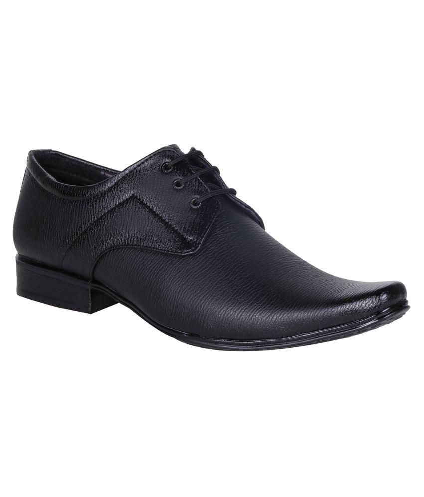 Kraasa Black Formal Shoes Price in India- Buy Kraasa Black Formal Shoes ...