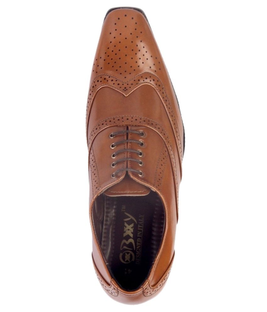 BXXY Tan Height Increasing Formal Shoes Price in India BXXY Tan Height Increasing Formal Shoes Price in India