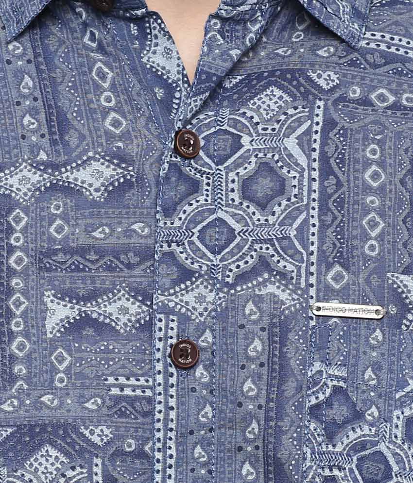 indigo nation check shirts