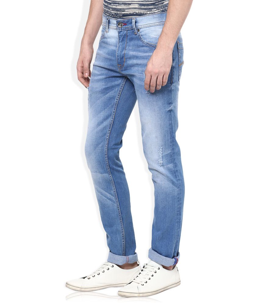 Lee Cooper Blue Skinny Fit Jeans - Buy Lee Cooper Blue Skinny Fit Jeans ...