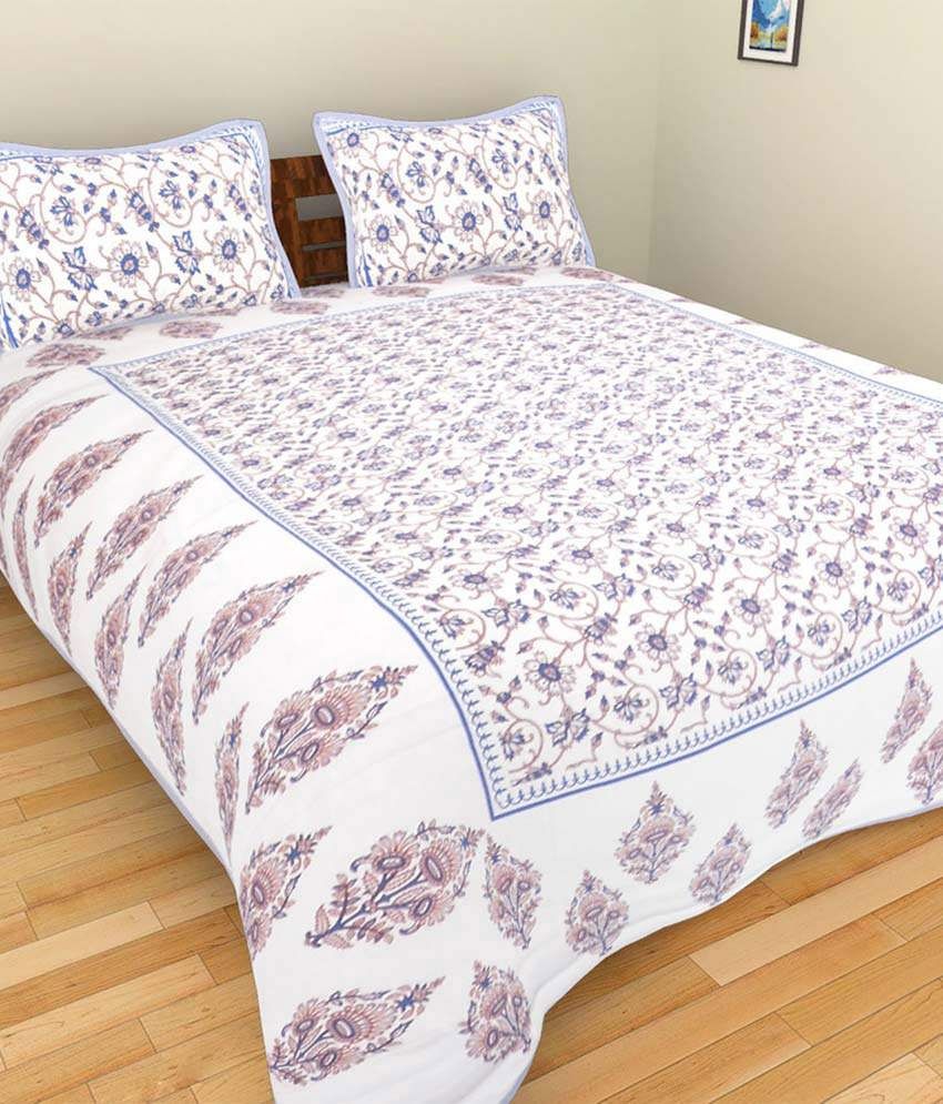     			Bombay Spreads Cotton 1 Bedsheet with 2 Pillow Covers ( x )