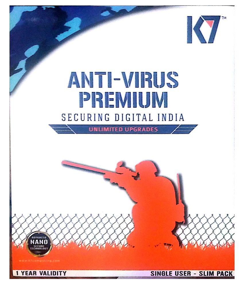     			K7 Antivirus 2016 ( 1 / 1 ) CD