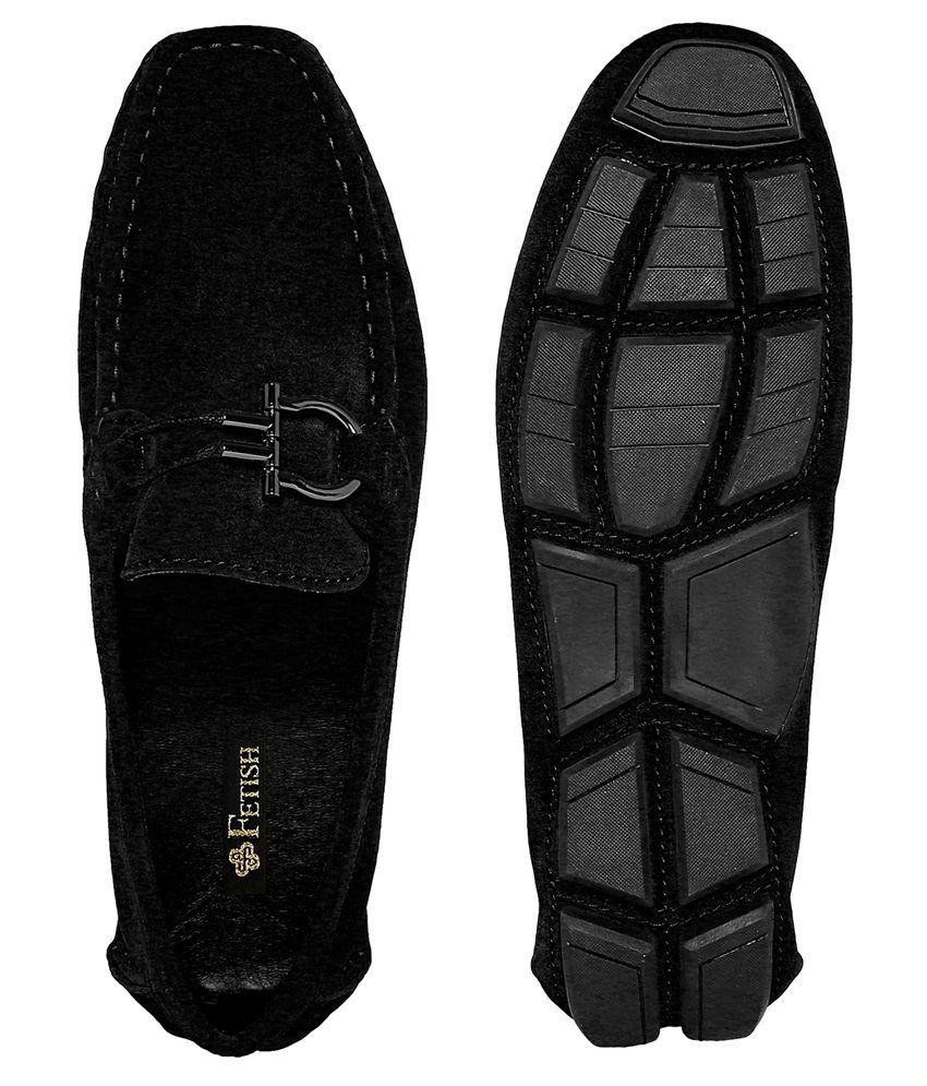 Fetish Black Loafers - Buy Fetish Black Loafers Online at Best Prices ...