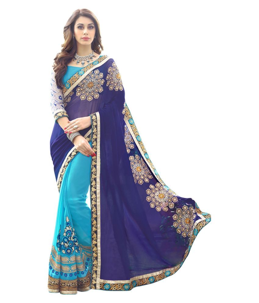 buy designer chiffon sarees online