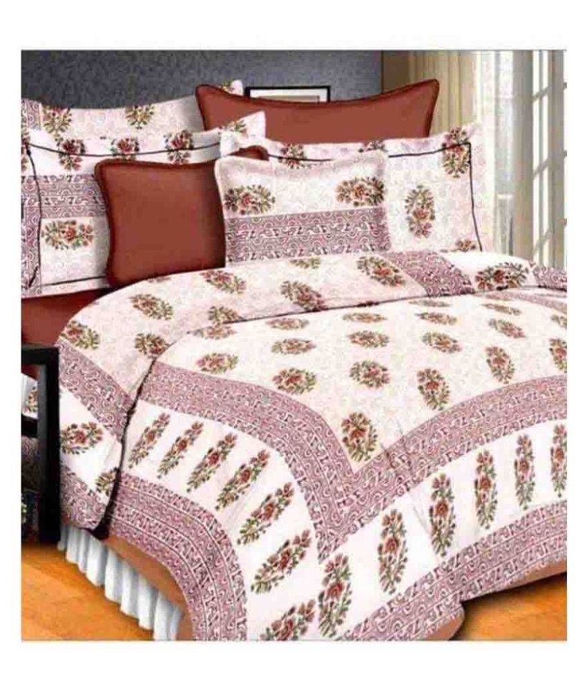 Bombay Spreads King Cotton Floral Bed Sheet Buy Bombay Spreads King