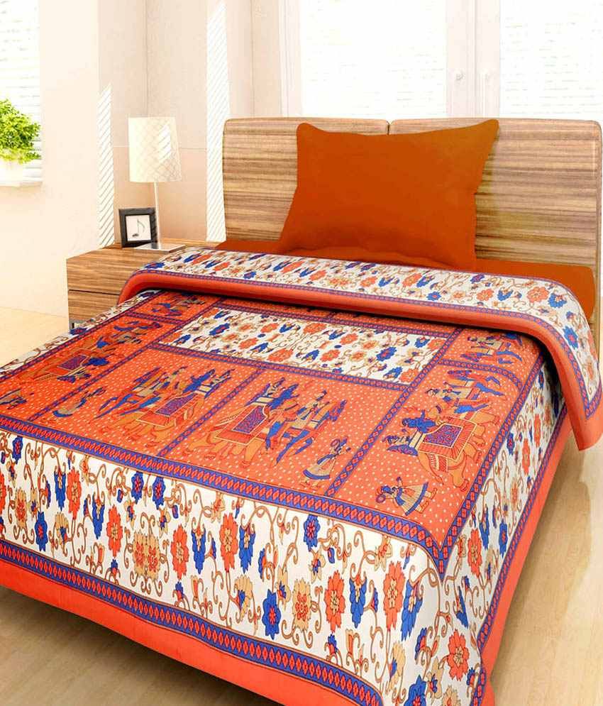 Uniqchoice Cotton 4 Bedsheets ( x ) Buy Uniqchoice Cotton 4 Bedsheets