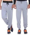 Vimal Jonney Grey Cotton Blend Trackpants Pack of 2